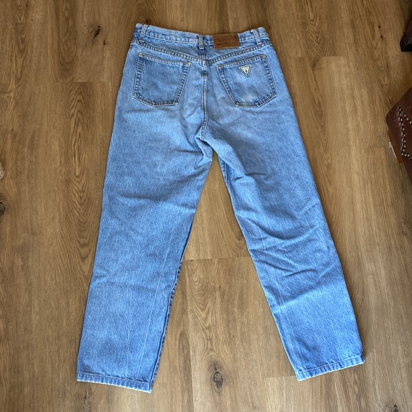 Vintage Guess Georges Marciano Jeans light wash size 34 - Picture 5 of 16